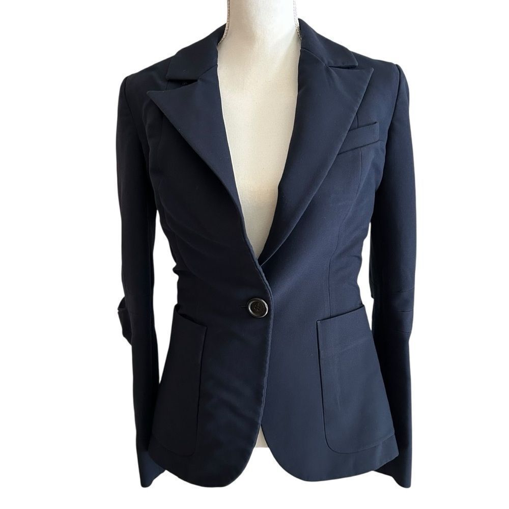 Marina Moscone Patch Pocket Blazer Size US 6 - Picture 5 of 9